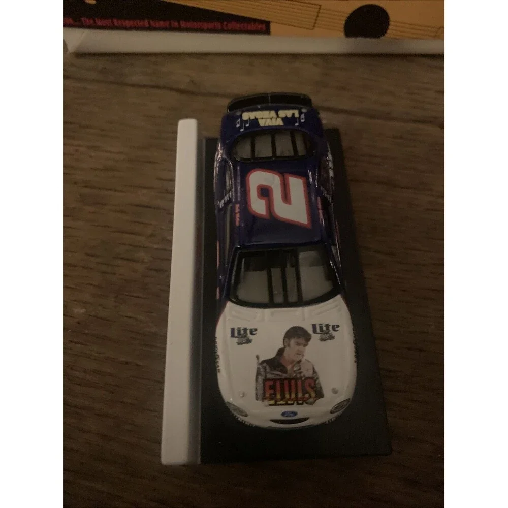 1998 Rusty Wallace Elvis Action 1:64 Ford Taurus #2 Miller Lite Nascar Diecast